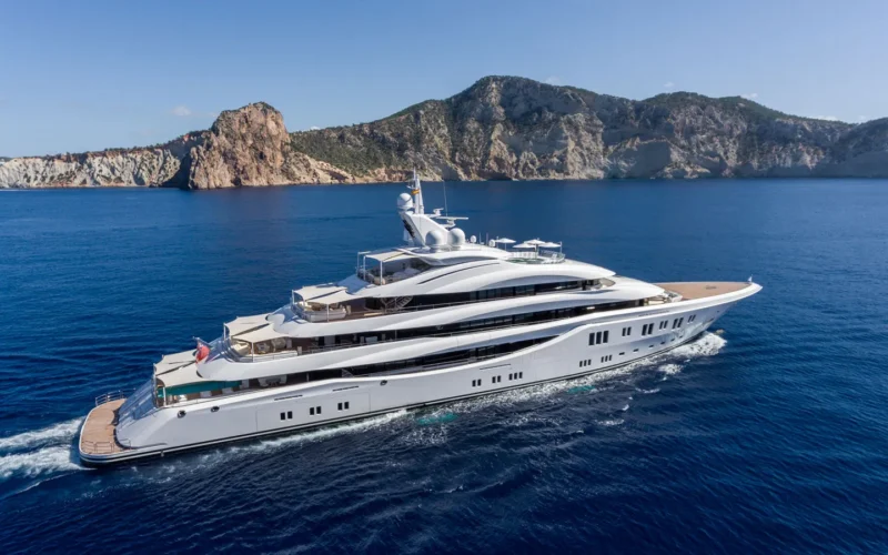 Lady Lara 91 metre Lürssen superyacht for sale