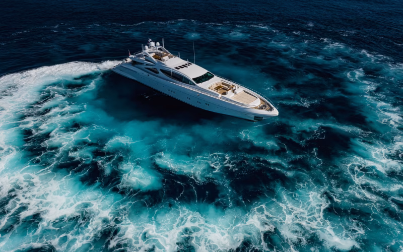 49.9 metre ROYALE X motor yacht cruising in Cannes